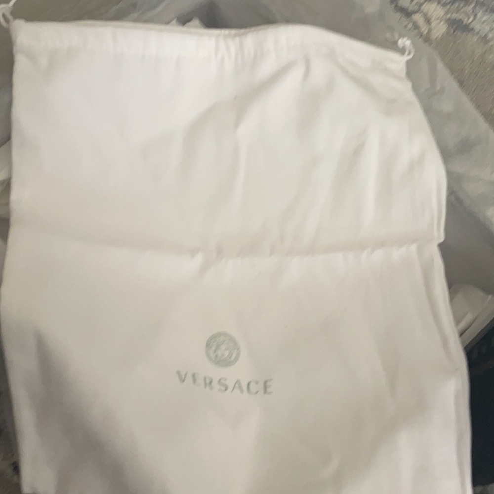 VERSACE LA GRECA SIGNATURE SOCK BOOTS size 39 - Picture 11 of 13